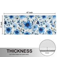 thumbnail image 5 of Kitchen Rugs Sets Of 2,Pioneer Flower Floral Print Pattern Anti Fatigue Kitchen Mat Rugs Non Slip Washable,Decorative Kitchen Floor Mats for Kitchen,Sink,Laundry,17"X47", 5 of 5