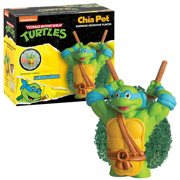 Teenage Mutant Ninja Turtles Leonardo Chia Pet Handmade Decorative