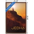 thumbnail image 3 of Star Wars: Jedha - Visit Jedha by Russell Walks 23 Wall Poster, 22.375" x 34" Framed, 3 of 5
