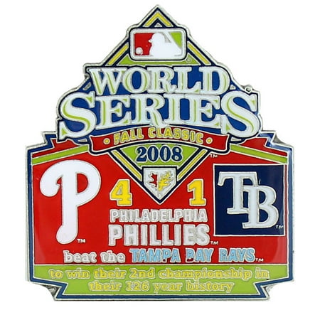 Commemorative 2008 World Series - 2008 World Series Commemorative Pin - Phillies vs. Rays