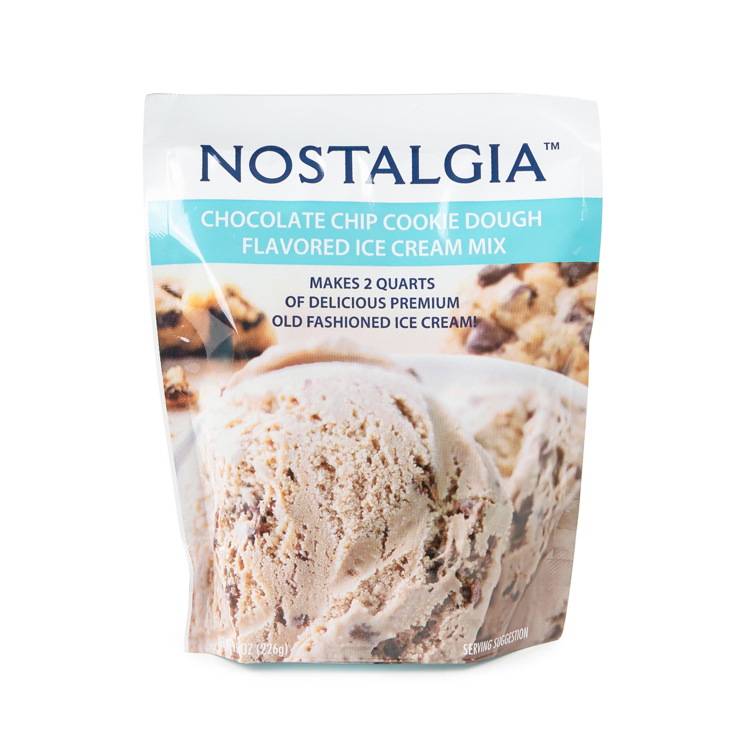 Nostalgia Premium Chocolate Chip Cookie Dough Ice Cream Mix, 8 oz