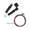 thumbnail image 2 of pitrice Guitar String Steel Rust-proof Folk Easily Install Simple Design Acoustic Strings Brass Sweet Gift Replaced Tools Chords Colorful/Black, 2 of 6