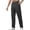 Black, variant on Sweatpants for Men Spring Summer Elastic Waist Straight Leg Relaxed Fit Business Casual Pants Trousers with Pockets