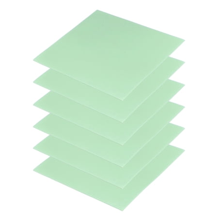 Uxcell Thermal Pads 100x100x1mm 6 Pcs Silicone Cooling Thermal Pad for CPU GPU M.2 SSD NVMe Green