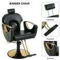 thumbnail image 3 of KIGOTY Barber Chair Reclining Salon Chair for Salons and Barbershops Modern Styling Chair Adjustable Barber Chair for Professional Haircuts, Black, 3 of 8