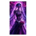 thumbnail image 2 of Halloween Door Cover Fabric Decoration 35 x 71 Inch Door Hanging Tapestry Polyester Material for Halloween Party Indoor Outdoor School Classroom Winter Door Decor, 2 of 9