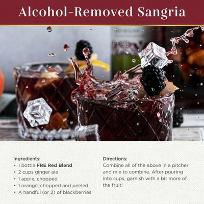 Fre Alcohol-Removed Wine Red Blend 25.36 fl oz (Pack of 6)