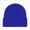 A38-Blue, variant on Hessimy Kids Solid Color Ribbed Cuffed Knit Beanie,Basic Winter Warm Skull Cap