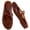 Brown, variant on Vintage Grid Hollow Jelly Mules for Women, Single Buckle Strap Closed Toe Slip-On Sandals, Breathable Flat Summer Beach Footwear