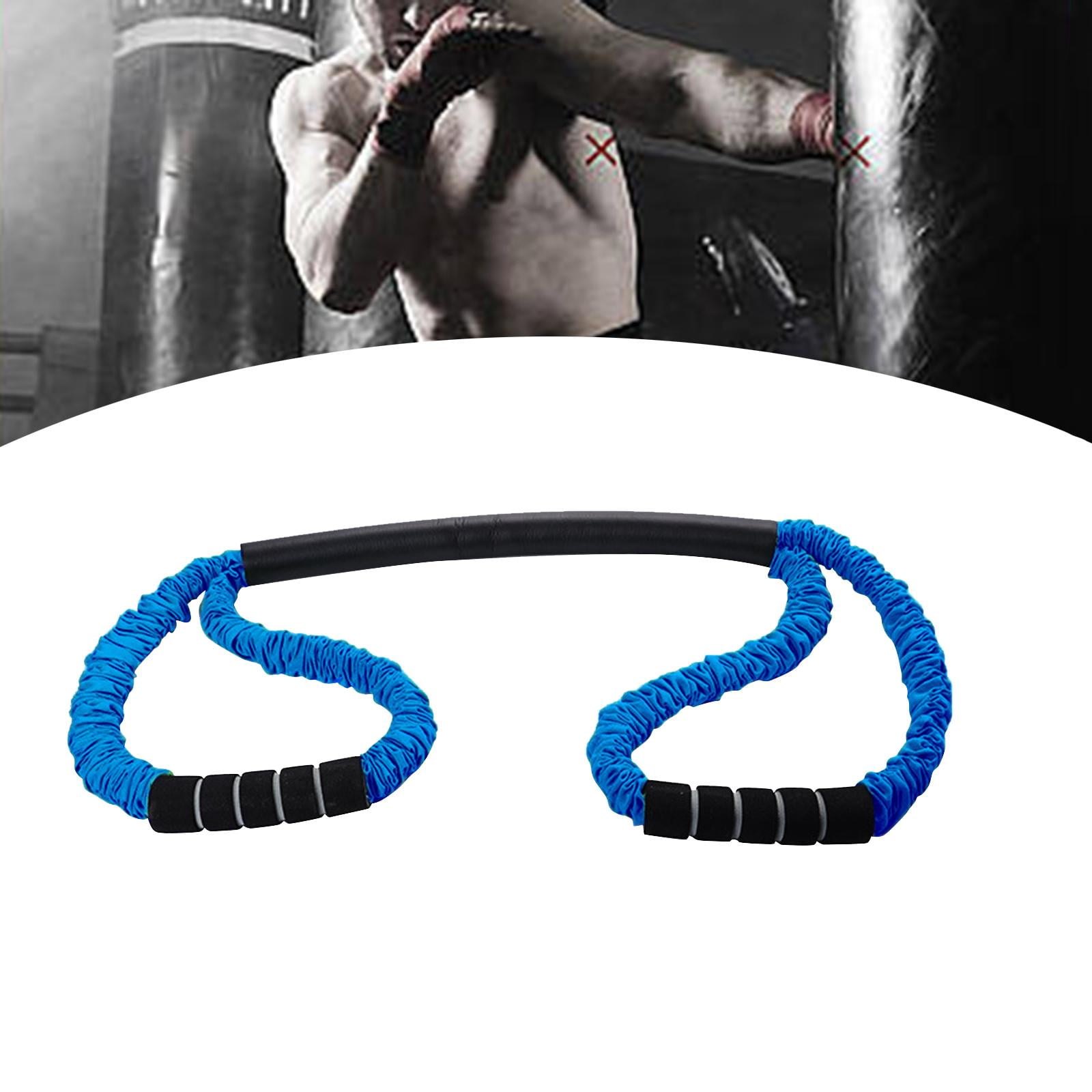 Boxing Resistance Band Elastic Resistance Bands Chest Expander for Shadow Boxing Blue 25lb