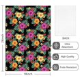 thumbnail image 2 of 6 Pcs Pioneer Flower Floral Print Pattern Kitchen Towels, Funny Microfiber Dish Towel Set, 18" X 26" Tea Towels, 2 of 6