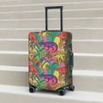thumbnail image 3 of Wukai Colorful Dinosaur Elastic Luggage Cover: Personalized Protection for Your Suitcase - Fits 19~29-inch, Washable & Durable Travel Companion-Medium, 3 of 8