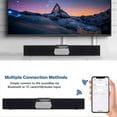 thumbnail image 2 of Wireless Portable Soundbar Speaker, with LCD Display, FM Radio, Alarm Clock, Bluetooth Surround Sound Speaker for Laptop Computer PC TV Home Theater, 2 of 11