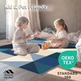 thumbnail image 4 of ODIKA 6'x9' Machine Washable Non-Slip Area Rug, Geometric Triangle High Traffic Rug, Navy, 232724, 4 of 7
