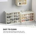 thumbnail image 3 of HINTRMENT Drawer Organizer White Plastic 1Set Jewelry Storage for Women, 3 of 8
