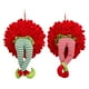 thumbnail image 4 of Pierna De Duende Navideño Decoraciones Navideñas Decoración De Corona De Ladrón Navideño Para Colgar En Ventanas O Puertas seitruly HA042686-02, 4 of 6