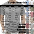 thumbnail image 4 of JULMCOMO T Shirts for Men Crew Neck Short Sleeve Regular Fit Contrast Seam Stitching Summer Shirt Casual Classic Tees Khaki M, 4 of 7