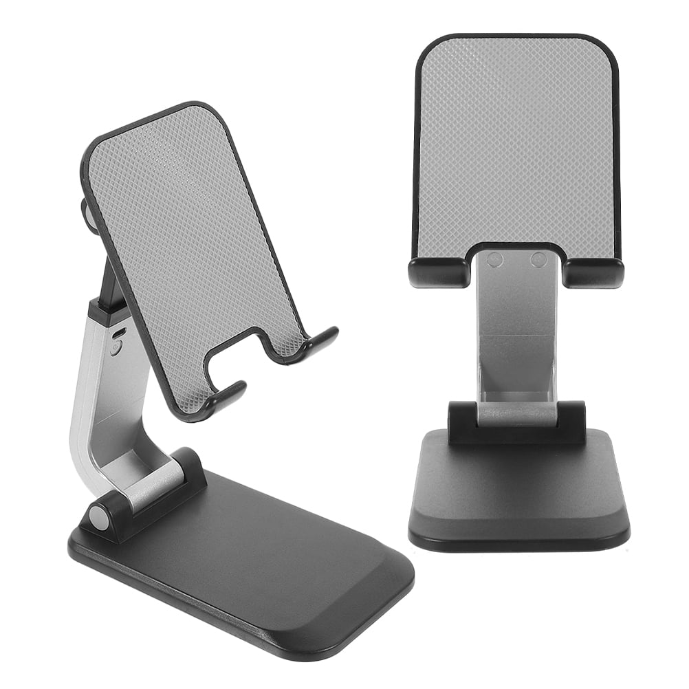 MRLESS 2-Pack Foldable Adjustable Phone Stand for Desk, Cell Phone Holder Mount, Tablet Support for Home and Office Use