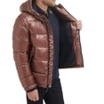 thumbnail image 2 of Chaqueta Tommy Hilfiger Classic con capucha acolchada para hombre, marrón XL, 2 of 5