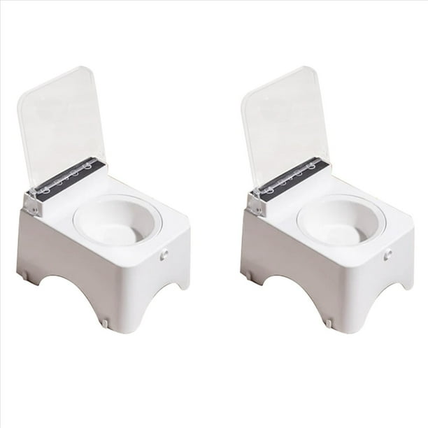 2X Cuenco Inteligente para Gatos con Tapa Automática con Sensor Infrarrojo - Comedero Antirratones para Mascotas para Gatos y Perros Dispensador de Comida