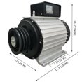 thumbnail image 2 of Brushless Rare Earth Permanent Magnet Variable Frequency Generator 220V 10KW 1800r/min, 2 of 14