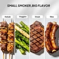 thumbnail image 5 of Ktaxon BBQ Grill Vertical BBQ Smoker Multi-Layer Outdoor Charcoal Grill for Outdoor Barbecue Event,Patio,31in, 5 of 10