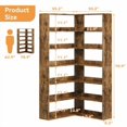 thumbnail image 2 of 1 Pb Board L-Shaped Board Wooden Bookshelf, 2 of 9