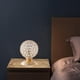 thumbnail image 3 of Lámpara de de cristal, de noche decorativa, de noche, moderna, lámpara de luz , lámpara de escritorio para dormito 20 centímetros Sunnimix Lámpara de noche, 3 of 7