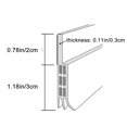 thumbnail image 3 of Door Draft Stopper Door Sweep for Exterior/Interior Doors, Weatherproofing Door Seal Strip Under Door Draft Blocker Seal, Soundproof Door Bottom Weather Stripping, 3 of 9