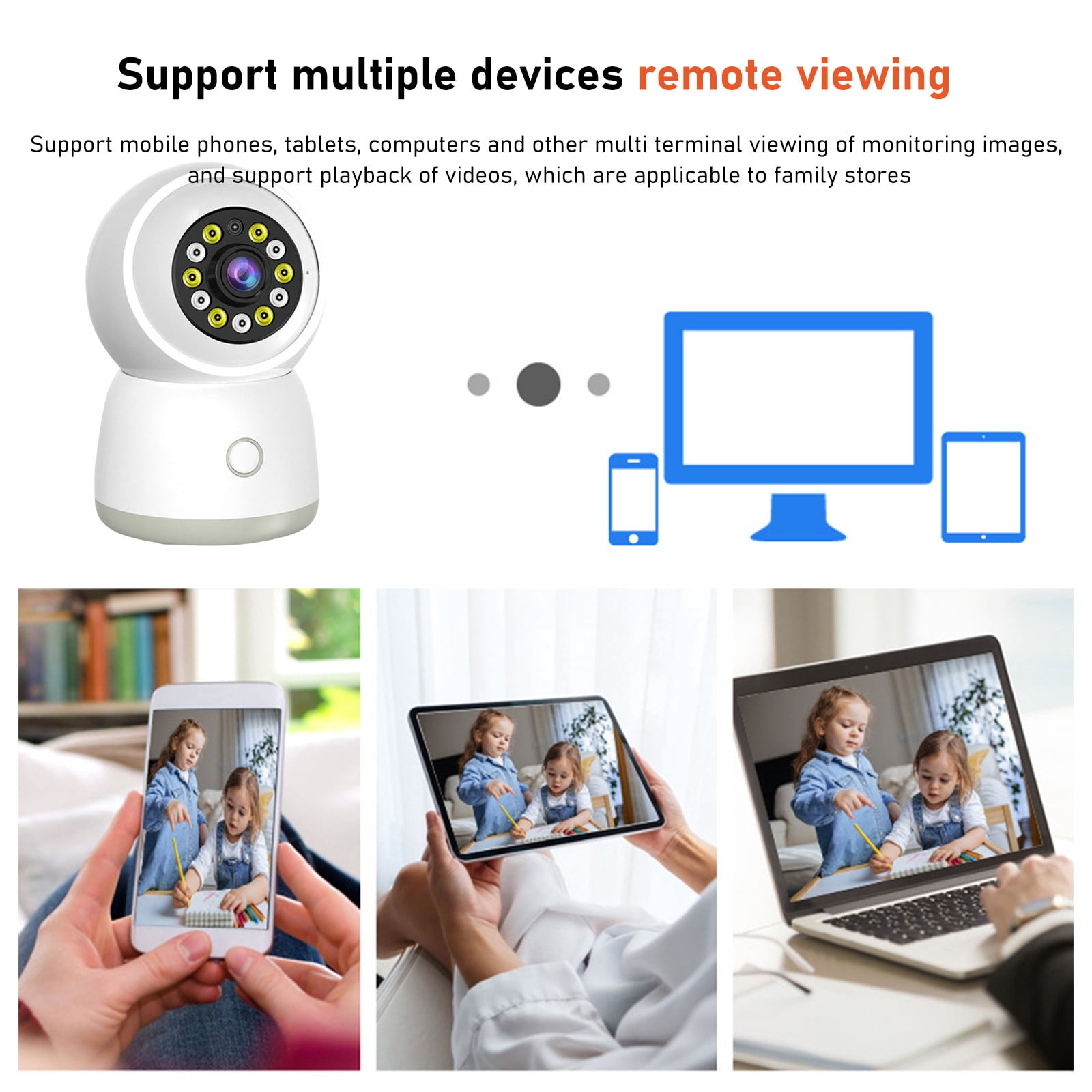 HOMBOTI Security Cameras Wireless Indoor Outdoor Indoor Security Camera 2MP HD WiFi Camera For Home Security 5G- WiFi Motion Detection Color Night Vision 2-Way Audio Ideal For Baby Monitor