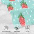 thumbnail image 5 of Yayeee 100% Cotton Hand Towels for Bathroom 16" x 28" Soft Absorbent Kitchen Towel, Strawberry Pattern, 5 of 7