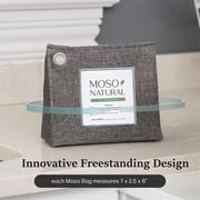 Moso Natural Air Purifying Bag, 300g Premium Charcoal Odor Absorber, Closet & Bathroom Deodorizer