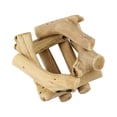 thumbnail image 2 of EeaseMX Maceta rústica de madera hecha a mano con forma de piña, soporte para plantas, candelabro para decoración del hogar y la oficina., 2 of 7