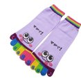 thumbnail image 4 of Toe Socks for Womens Five Finger Ankle Socks Cartoon Socks Breathable Cotton Socks Funny Novelty Short Socks Gifts, 4 of 9