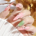thumbnail image 4 of Miangastore Press On False Nails Clear Drop Shape French Style 2 Boxes 16x7.8In, 4 of 8