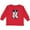 Red, variant on Inktastic Tri-color Border Collie Boys or Girls Long Sleeve Toddler T-Shirt