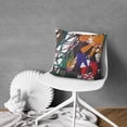 thumbnail image 5 of 18x18 Abstract Art Pillow Covers - Mid Century Modern Design, Floral Geometric & Boho Style, Ideal for Couch & Outdoor Decor, Set of 2, 5 of 7