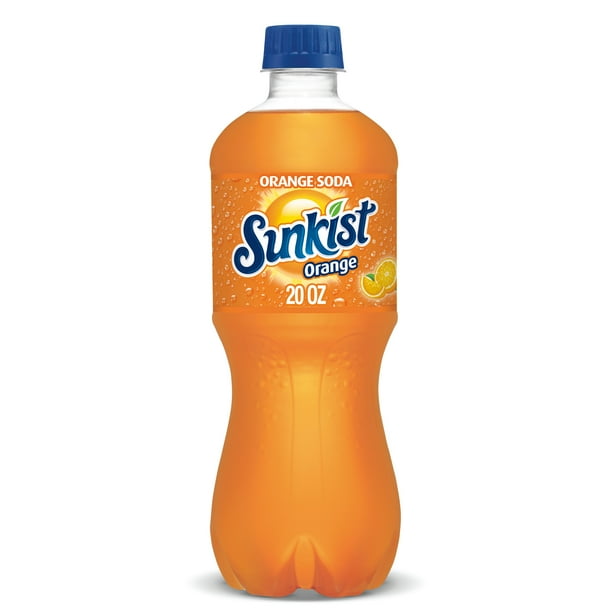 Sunkist Orange Soda, 20 fl oz bottle