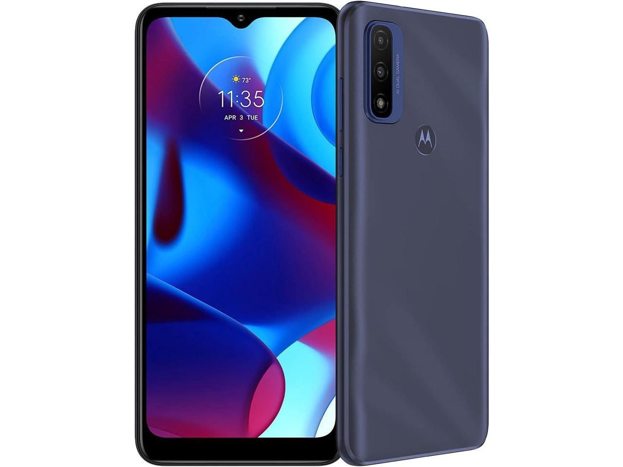 Moto Motorola G Pure 32GB ROM Cell Phone (Unlocked), Deep Indigo