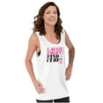 thumbnail image 3 of Laugh Fight Find Cure BCA Awareness Tank Top Tee Shirt Women Brisco Brands L, 3 of 6