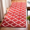 thumbnail image 5 of Safavieh Dhurries 8' X 10' Hand Woven Flat Weave Wool Rug in Dark Blue, 5 of 5