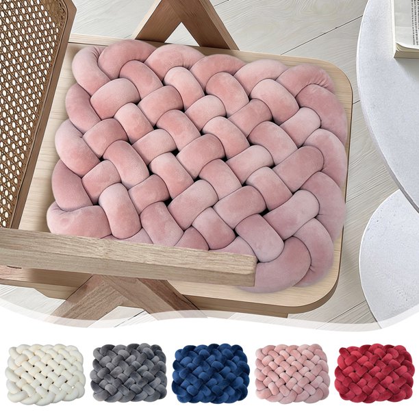 1 Piezas Cojines tejidos de 18,9x14,9" Cojines de asiento, respaldos de sofá y decoraciones de almohadas en poliéster gris oscuro para cama, cojines decorativos del salón JASKFLY