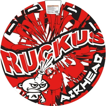 Airhead Ruckus 58" Towable Tube, 2 Riders, Red