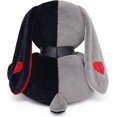 thumbnail image 2 of Goth Bunny Plush Rabbit Stuffed Animal Horror Plushies Easter Stuffed Animal Creepy Spooky Bunny Crazy Rabbit Plushie Toy, 2 of 7