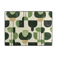 thumbnail image 5 of Yayeee Area Rugs for Living Room 5.2'x4' Indoor Non Slip Washable Bedroom Carpet, Green Circle, 5 of 5
