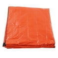 thumbnail image 3 of Couverture d'Urgence, Imperméable à l'Eau Couverture pour Animaux de Compagnie Film Aluminisé pour l'Extérieur pour la Randonnée Orange 210x90cm, 3 of 8