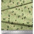 thumbnail image 2 of Soimoi Rayon Fabric Leaves & Insect Print Fabric by The Yard 42 Inch Wide, 2 of 3
