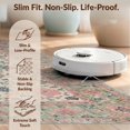 thumbnail image 6 of Design&I 6'x9' Ultra Soft Area Rug, Oushak Vintage Floral Vine Lattice With Symmetrical Medallion Center None Fluffy Washable Non Shedding for Guest Room Bedroom Living Room, 6 of 7