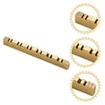 thumbnail image 3 of MasteelfCA Brass Stringed Instrument Bridge Nut Instrument Accessory Upper String Nut, 3 of 8