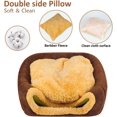 thumbnail image 4 of XINQIHANG Guinea Pig Hideout Bed House Large Bunny Rabbit Bed Cave, Warm Guinea Pig Hut for Ferrets Rats Chinchilla Hedgehogs Small Animals Pet Hideout Cave Bed (Brown), 4 of 6